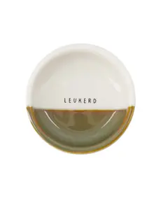 zusss dipschaaltje leukerd wit/donkergroen