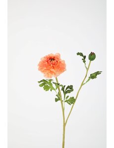 Colours & Green Zinnia Spray 71cm