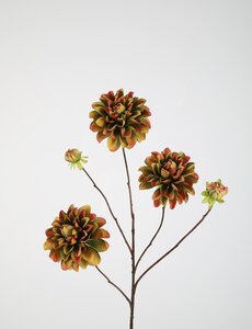 Colours & Green Dahlia Spray x5 90cm