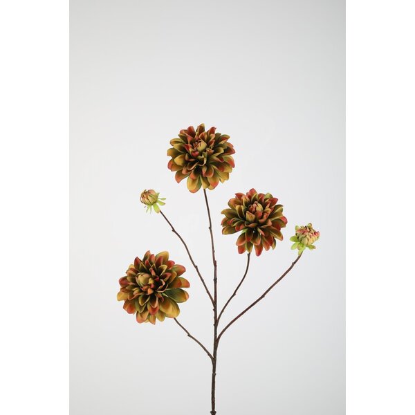 Colours & Green Dahlia Spray x5 90cm
