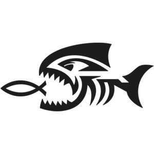 Piranha en vis