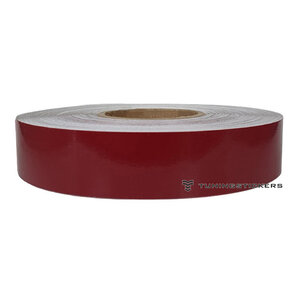 Wine Red 25 mm Striping