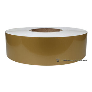 Gold Metallic 38 mm Striping
