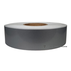 Charcoal Metallic 38 mm Striping