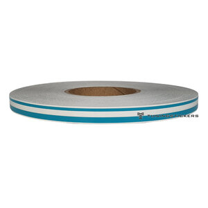 Aqua 7.5 mm  Dubbele striping