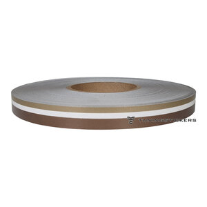 Gold - Bronze 13 mm  Dubbele striping
