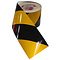 Oralite Oralite® Reflecterende tape 100 mm Geel / Zwart - Rechts
