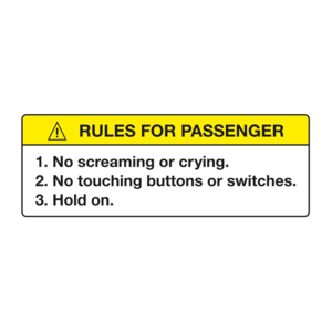 Rules for passenger