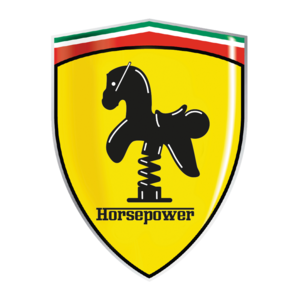 Horse Power Schild
