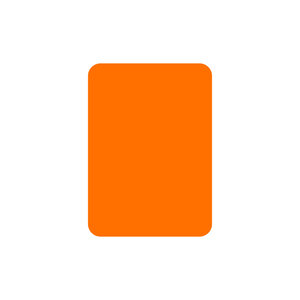 Orange - Kleurstaal striping op rol