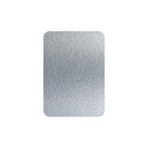 Silver Metallic - Kleurstaal striping op rol