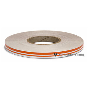Orange Dubbele 6 mm Striping - SALE