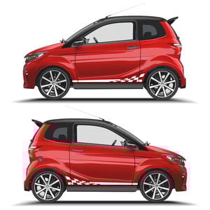 Brommobiel striping - C