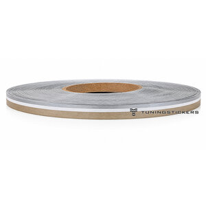 Silver - Gold 6,5 mm  Dubbele striping