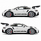 Porsche Porsche 992 - GT3 RS stripingset