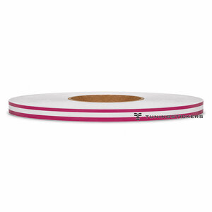 Magenta 7.5 mm  Dubbele striping