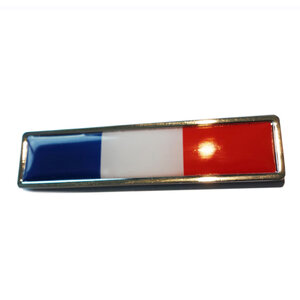 Franse vlag badge - Metaal