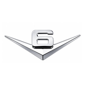 V6 badge