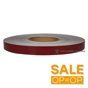 Wine Red 13 mm Striping - 35 meter - SALE