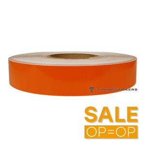 Orange 25 mm Striping - 10 meter - SALE