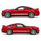Ford Mustang GT 500 - Stripingset