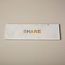Marmeren serveerplank - wit - rechthoekig - gouden letters SHARE - 46 x 14 cm