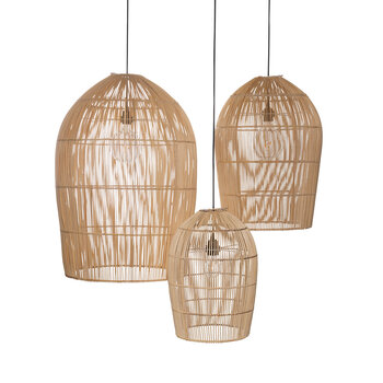 Rotan hanglamp - Naturel - Original Home - Lentera - Set van 3 - Ø 30-40-54 cm