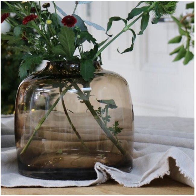 Grote vaas Bartica - Taupe - Vase the World