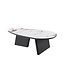 Moods Collection Salontafel Stintered stone lite black organisch 130x70x40 cm