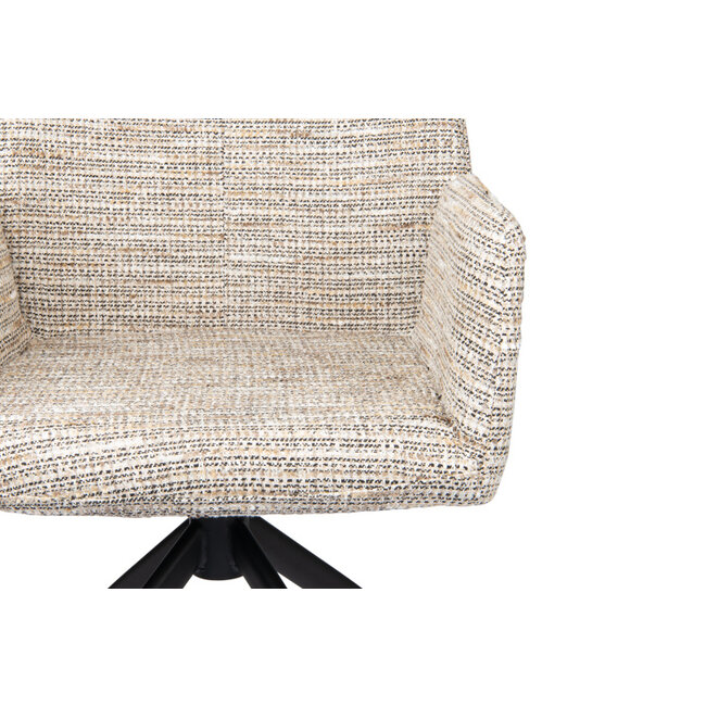 Draaibare eetkamerstoel met armleuning - Storm - Coco