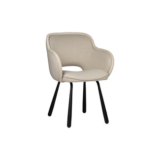 Eetkamerstoel met armleuning Elephant - Beige