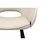 Beige eetkamerstoel met armleuning - Eetkamerstoel aanbieding