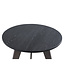 PTMD Werdy Black iron coffeetable veneer top round SV2