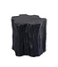 PTMD Fennah Black matt alu sidetable tree wood shape M