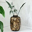 Gouden cheeta vaas - Vase the World