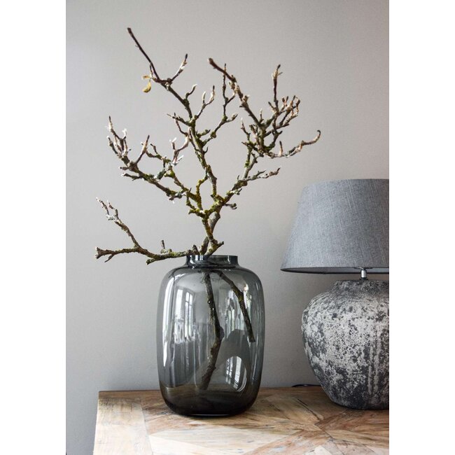 Grijze vaas Kara - Vase the World