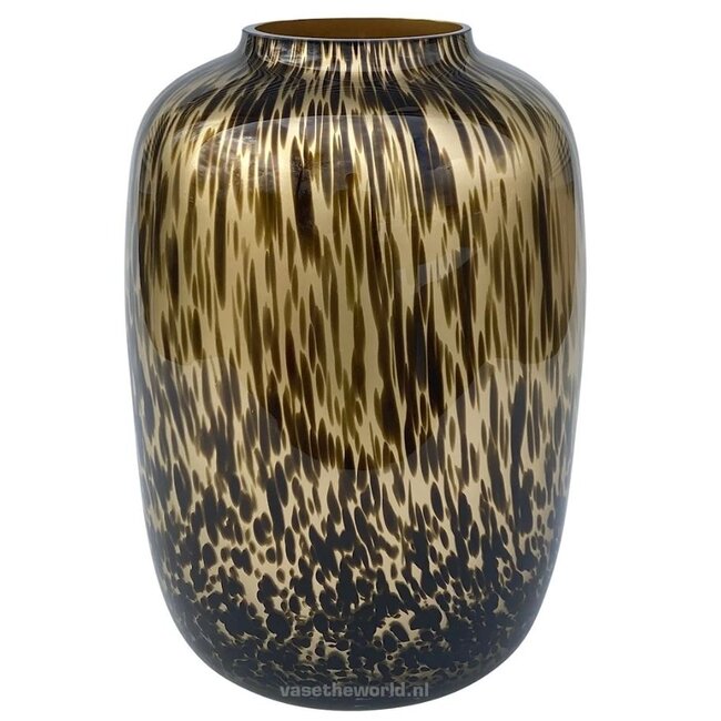 Gouden cheeta vaas - Vase the World