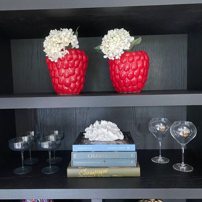 Vaas - Framboos - Rood - Ø19x19 cm