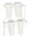 J-Line Flowerstand 18Pieces White Large