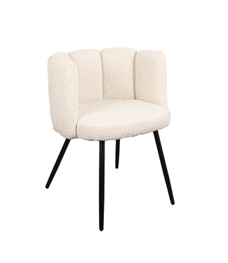 High five chair white pearl (boucle)