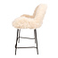 PTMD Barkruk Leander - Beige Hair - Zithoogte 68 cm