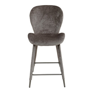 PTMD Taupe barkruk - Thor - zithoogte 69 cm