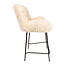 PTMD Barkruk Leander - Beige Hair - Zithoogte 68 cm