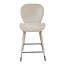 PTMD Beige barkruk - Thor - zithoogte 69 cm