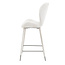 PTMD Thor barkruk met rugleuning - Barstoel beige - Zithoogte 69 cm