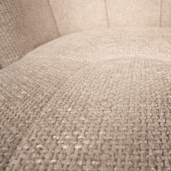 PTMD Eetkamerstoel zonder armleuning Odin - PTMD - Beige eetkamerstoel