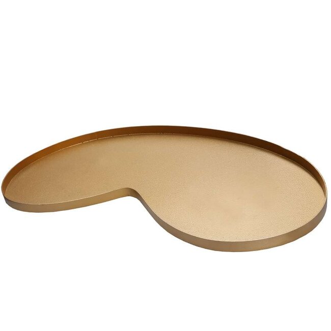 Goud dienblad organische vorm - Villeta