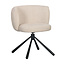 Draaibare eetkamerstoel Shell - Beige