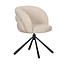 Draaibare eetkamerstoel - Pebble - Beige