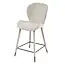 PTMD Thor barkruk met rugleuning - Barstoel beige - Zithoogte 69 cm